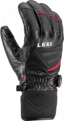 Lyžařské rukavice Leki GRIFFIN TUNE S BOA®, BLACK-RED