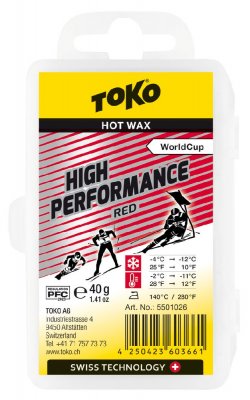 vosk TOKO High Performance 40g red -4/-12°C