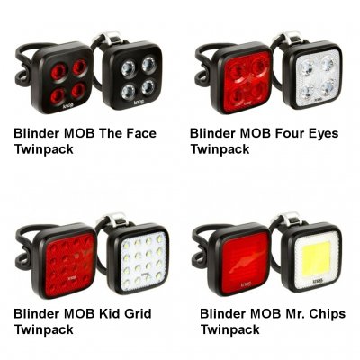 Blinder MOB Twinpack - Sada přední + zadní světlo