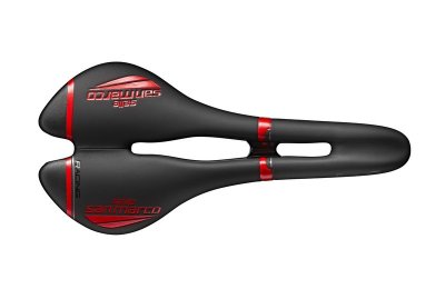 Selle San Marco ASPIDE OPEN-FIT RACING NARROW (BLACK/RED)
