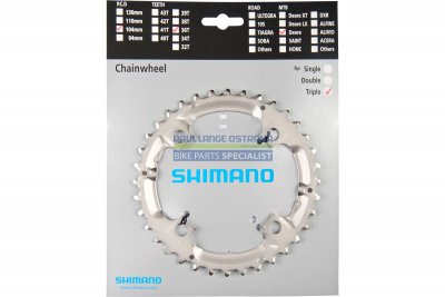 SHIMANO převodník DEORE FCM532 36z, stříbrný