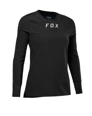 Dámský cyklo dres Fox W Defend Thermal Jersey Black L